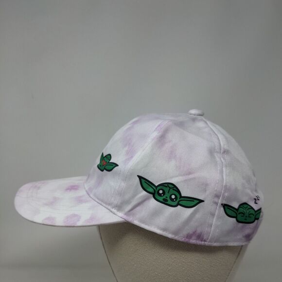 Baby Yoda Grogu Strapback Hat Multicolor One Size Tie Dye Star Wars - Picture 3 of 9